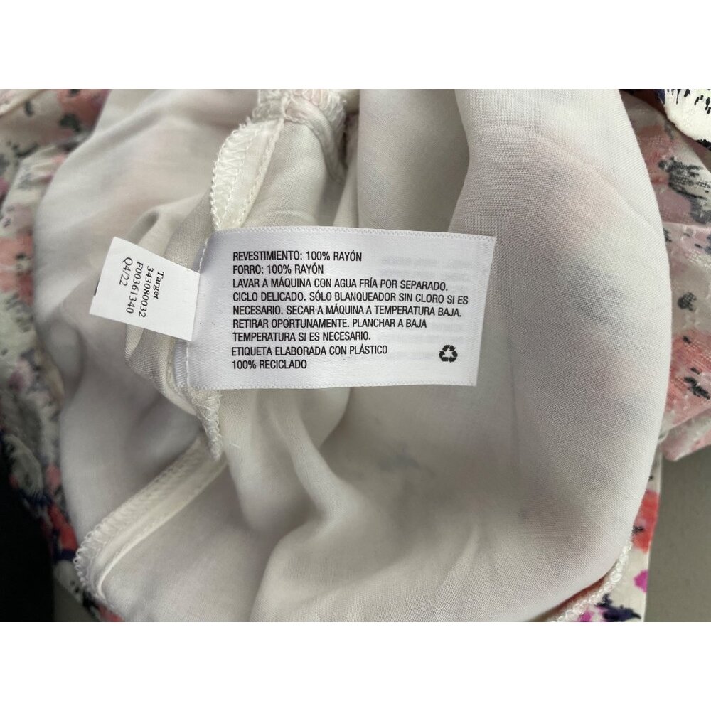 Universal Thread Mini Skirt Size Small Floral Tie… - image 6